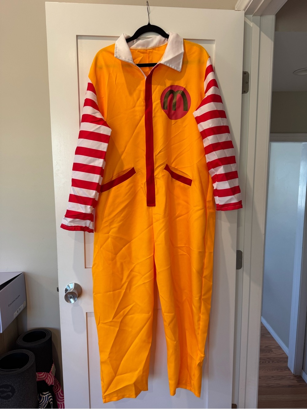McDonald's Costume One-Piece Costume with socks and wig